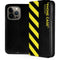 Black and Yellow Stripes iPhone 14 Pro Folio Case