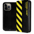 Black and Yellow Stripes iPhone 14 Pro Max Folio Case