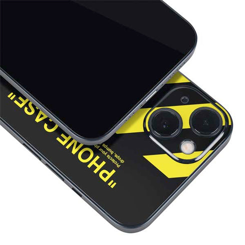 Black and Yellow Stripes iPhone Skins