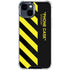 Black and Yellow Stripes iPhone 15 Clear Case