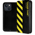 Black and Yellow Stripes iPhone 15 Plus Folio Case