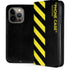 Black and Yellow Stripes iPhone 15 Pro Folio Case
