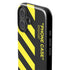 Black and Yellow Stripes iPhone 16 Impact Case
