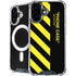 Black and Yellow Stripes iPhone 16 MagSafe Case