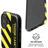 Black and Yellow Stripes iPhone 16 Magsafe Impact Case