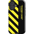 Black and Yellow Stripes iPhone 16 Plus Impact Case