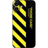 Black and Yellow Stripes iPhone 16 Plus Skin