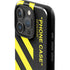 Black and Yellow Stripes iPhone 16 Pro Impact Case