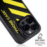 Black and Yellow Stripes iPhone 16 Pro Kickstand Case