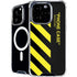Black and Yellow Stripes iPhone 16 Pro MagSafe Case