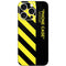 Black and Yellow Stripes iPhone 16 Pro Skin