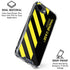 Black and Yellow Stripes iPhone 16e Clear Case