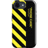 Black and Yellow Stripes iPhone 16e Impact Case