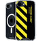 Black and Yellow Stripes iPhone 16e MagSafe Case