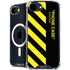 Black and Yellow Stripes iPhone 16e MagSafe Case