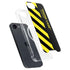 Black and Yellow Stripes iPhone 16e MagSafe Case