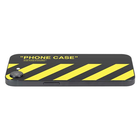 Black and Yellow Stripes iPhone 16e Skin