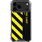 Black and Yellow Stripes iPhone 18 Pro Max Clear Case