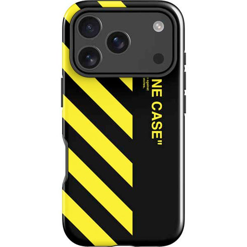 Black and Yellow Stripes iPhone 18 Pro Max Impact Case