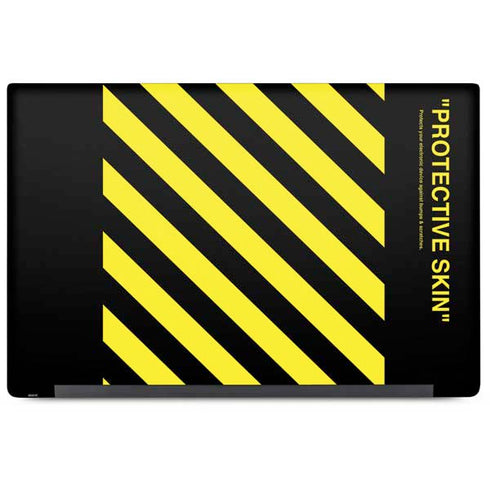 Black and Yellow Stripes Dell Latitude Skin