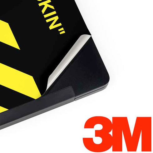 Black and Yellow Stripes Dell Latitude Skin