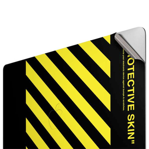 Black and Yellow Stripes Apple MacBook Pro 16-inch Skin