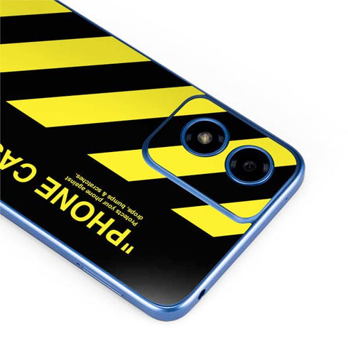 Black and Yellow Stripes Moto G Play 4G (2024) Skin
