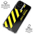 Black and Yellow Stripes Moto G Power 5G (2024) Clear Case