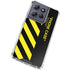 Black and Yellow Stripes Moto G Power 5G (2025) Clear Case