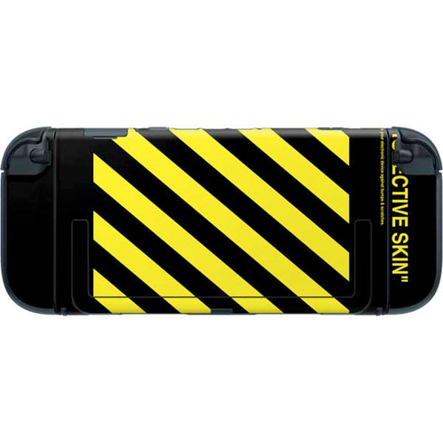 Black and Yellow Stripes Nintendo Switch 2 (2025) with Joy-Con Skin