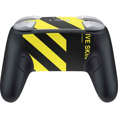 Black and Yellow Stripes Nintendo Switch 2 (2025) Pro Controller Skin