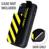 Black and Yellow Stripes Otterbox Defender iPhone Skin