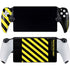 Black and Yellow Stripes PlayStation Portal Remote Player Skin
