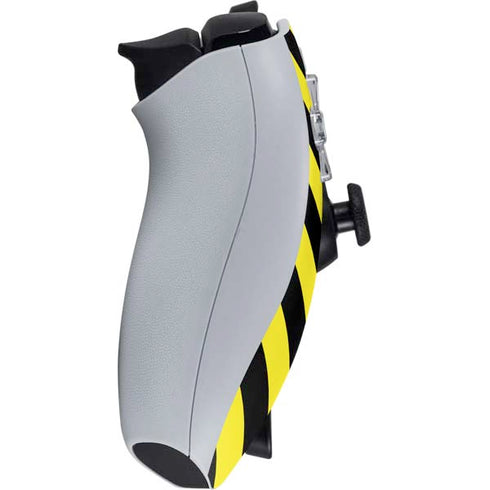 Black and Yellow Stripes PlayStation Portal Remote Player Skin