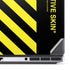 Black and Yellow Stripes Dell Precision Skin