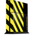 Black and Yellow Stripes PlayStation PS4 Skins