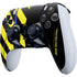 Black and Yellow Stripes PS5 DualSense Edge Pro Controller Skin