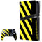 Black and Yellow Stripes PS5 Pro Bundle Skin