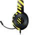 Black and Yellow Stripes Razer Kraken X Skin