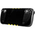 Black and Yellow Stripes Steam Deck Handheld Gaming Computer OLED Skin