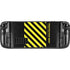 Black and Yellow Stripes Steam Deck Handheld Gaming Computer OLED Skin
