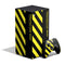 Black and Yellow Stripes XBox Series X Digital Edition Bundle Skin