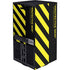 Black and Yellow Stripes XBox Series X Digital Edition Bundle Skin