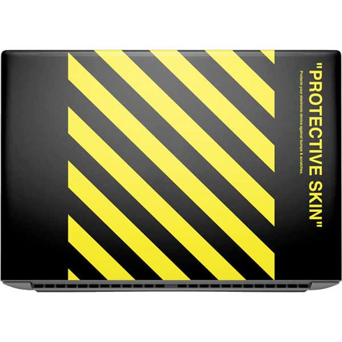 Black and Yellow Stripes HP ZBook Fury 16 G10 Skin
