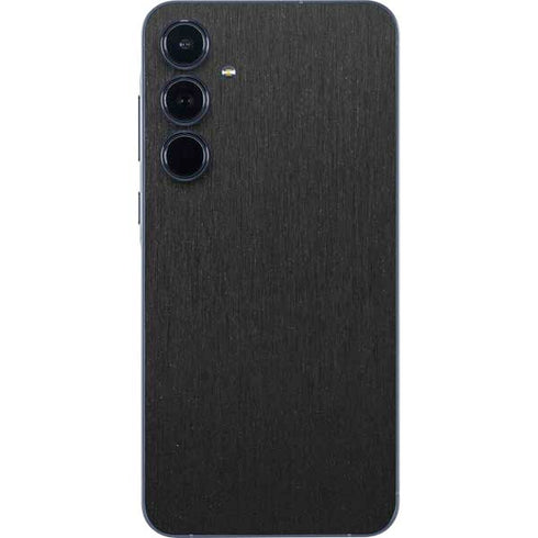 Black Brushed Steel Texture Galaxy A35 5G Skin