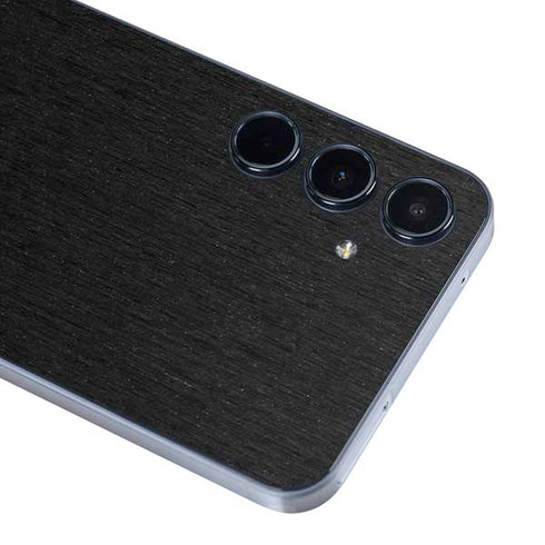 Black Brushed Steel Texture Galaxy A36 5G Skin