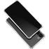 Black Brushed Steel Texture Galaxy S24 FE Clear Case