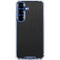 Black Brushed Steel Texture Galaxy S25 FE Clear Case