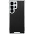 Black Brushed Steel Texture Galaxy S25 Ultra Clear Case
