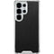 Black Brushed Steel Texture Galaxy S26 Ultra Clear Case